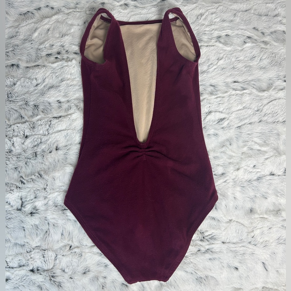 Theatricals, Dancewear, Girls Cotton Pinched V-Back Tank Leotard